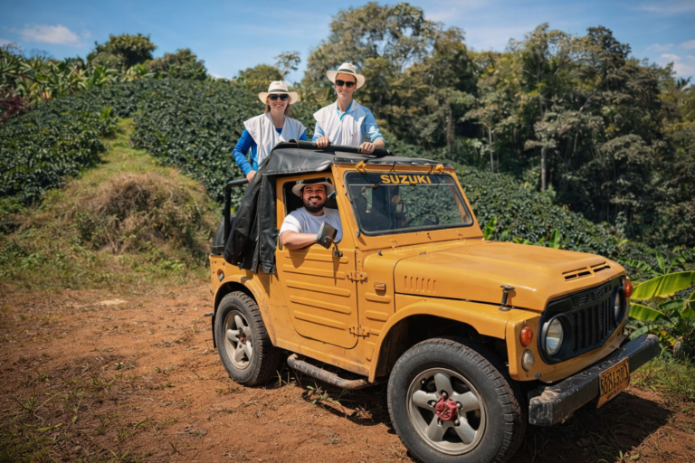 Aventura en cafetales colombianos